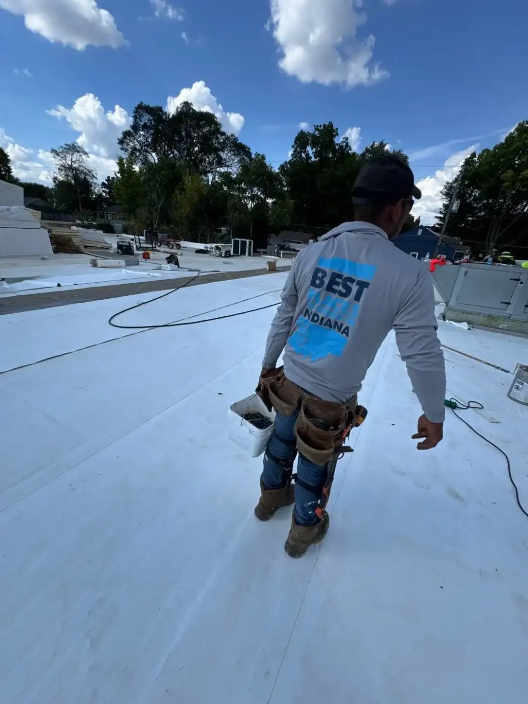 Manufacturer-certified roof installation in Mass Ave